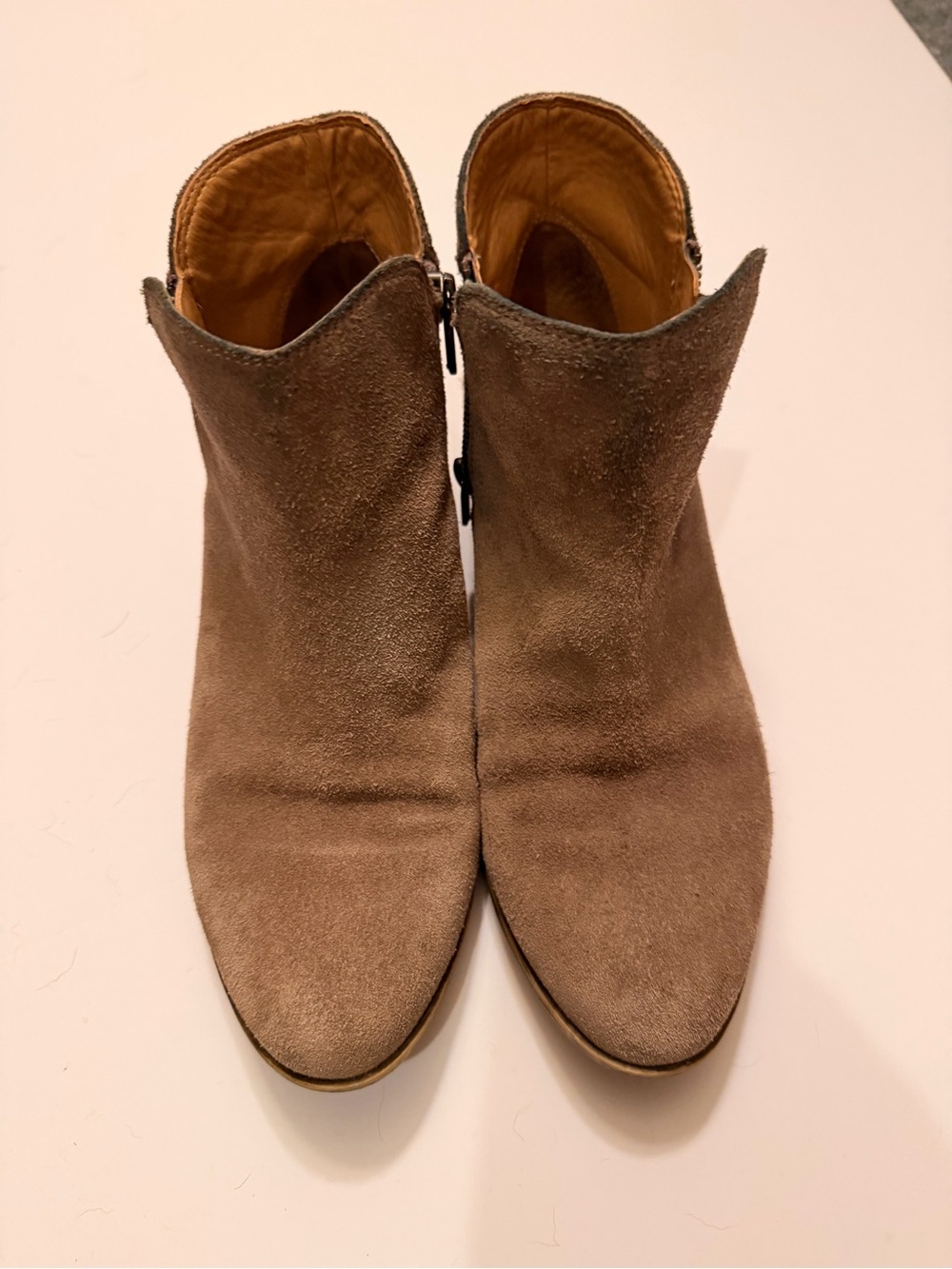 Lucky Brand Women's Suede Ankle Booties, Size 8.5